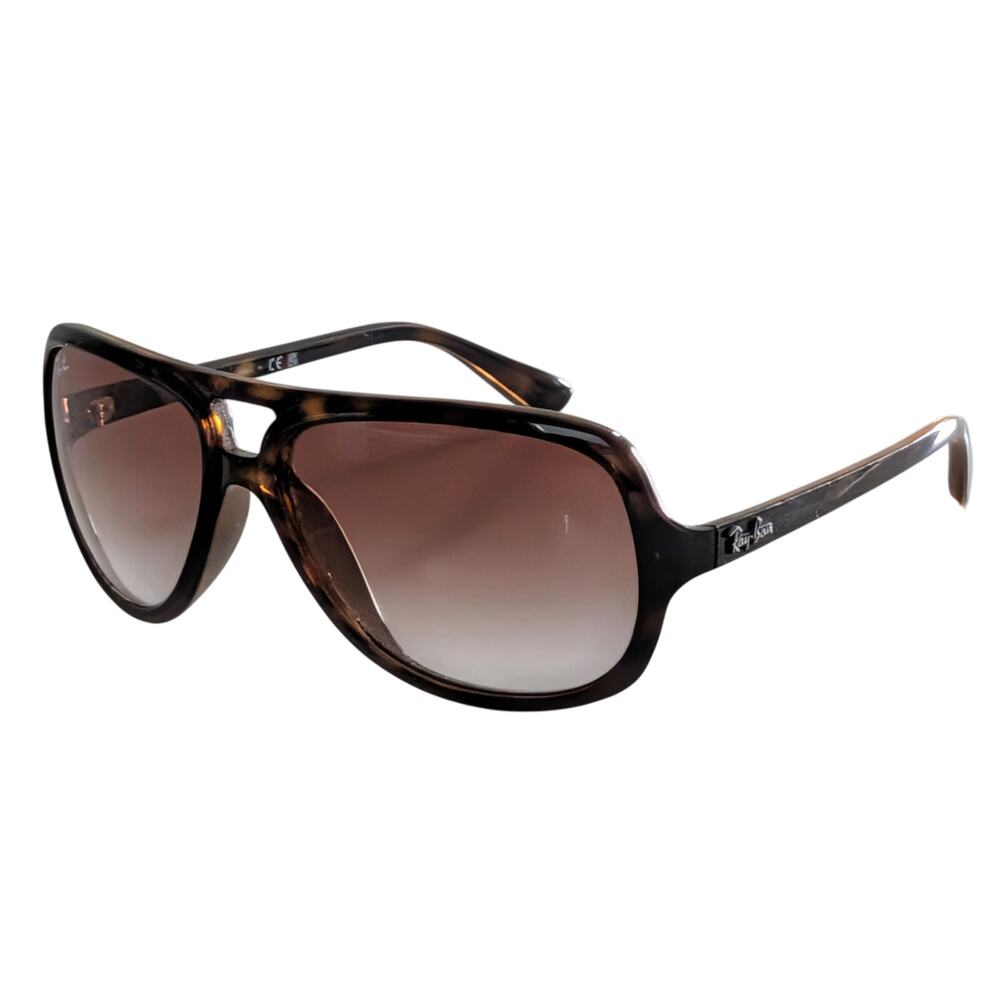 Ray-Ban RB4162 Aviator Tortoise Shell Sunglasses Brown Gradient 59-15 Unisex